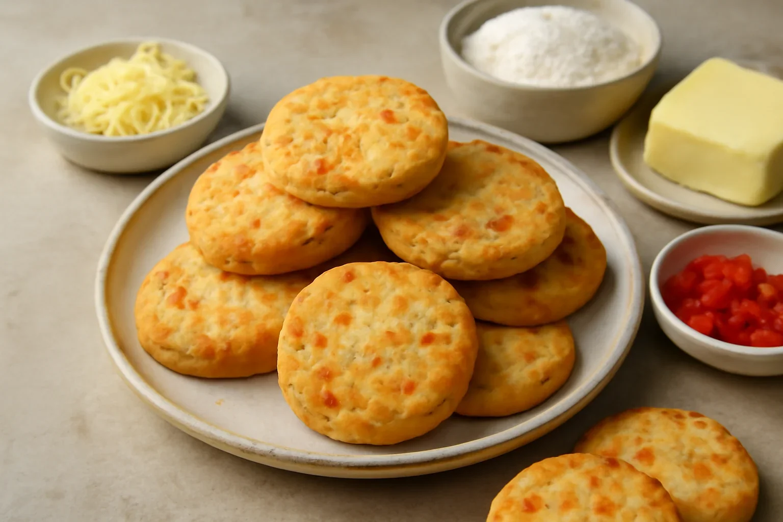 Biscuiti sarati cu branza