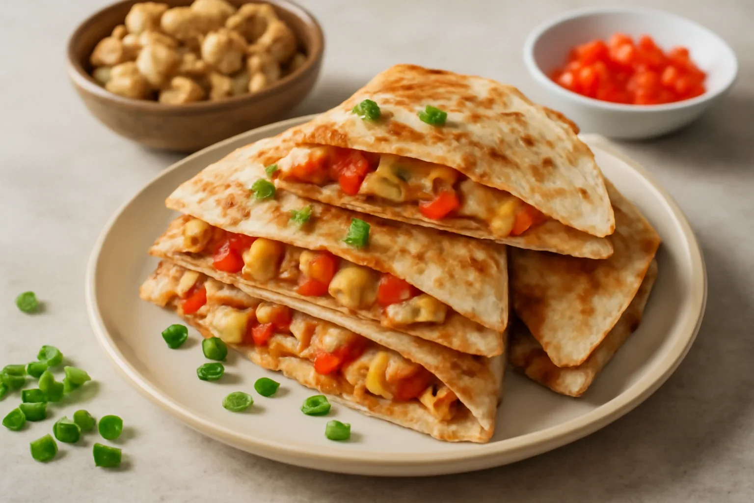 Quesadilla cu piept de pui – reteta rapida (p)