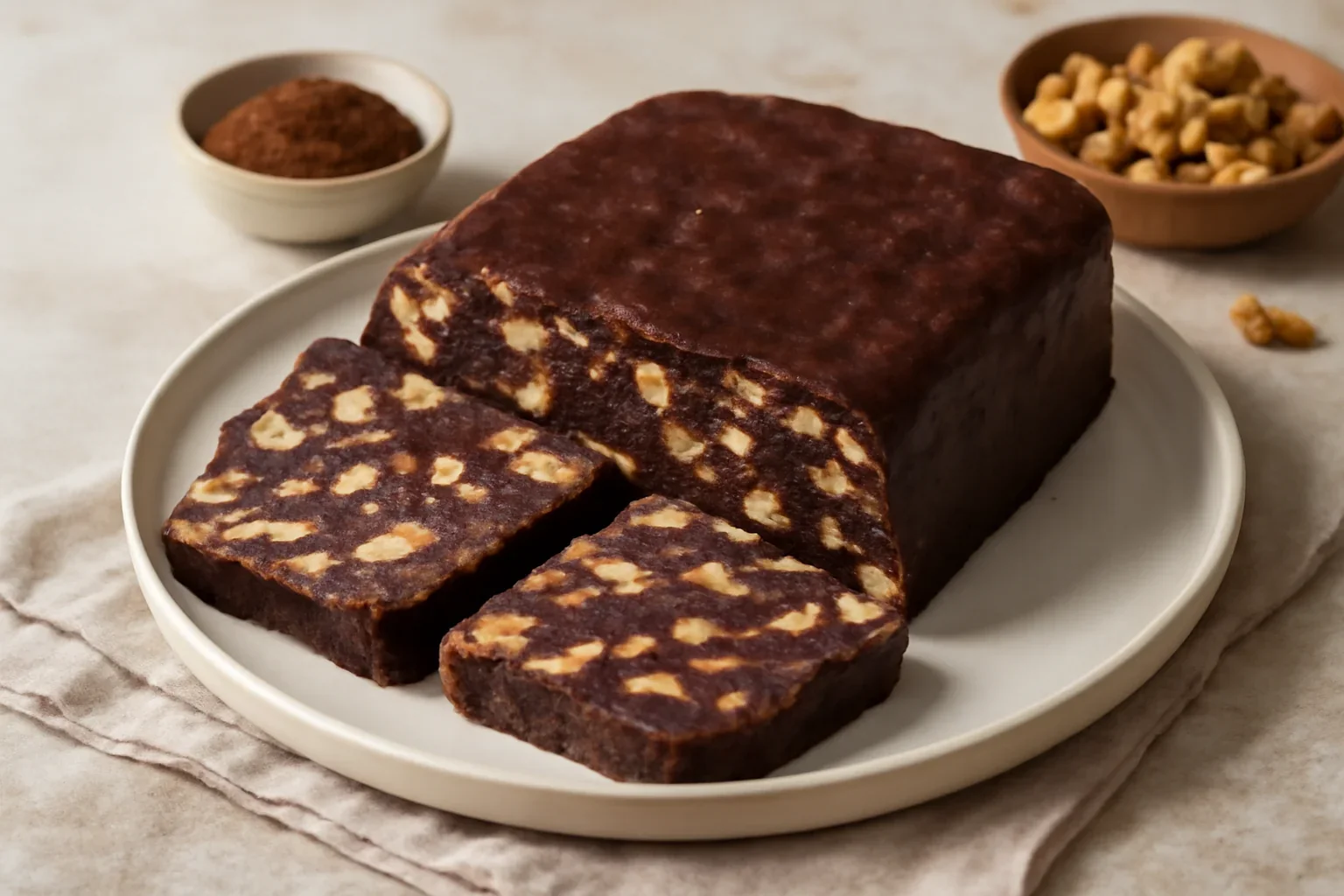 Prajitura cu nuci si biscuiti