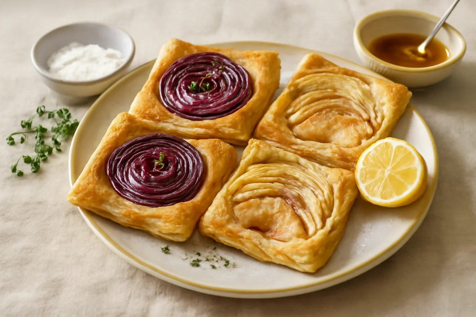 Mini tarte din foietaj