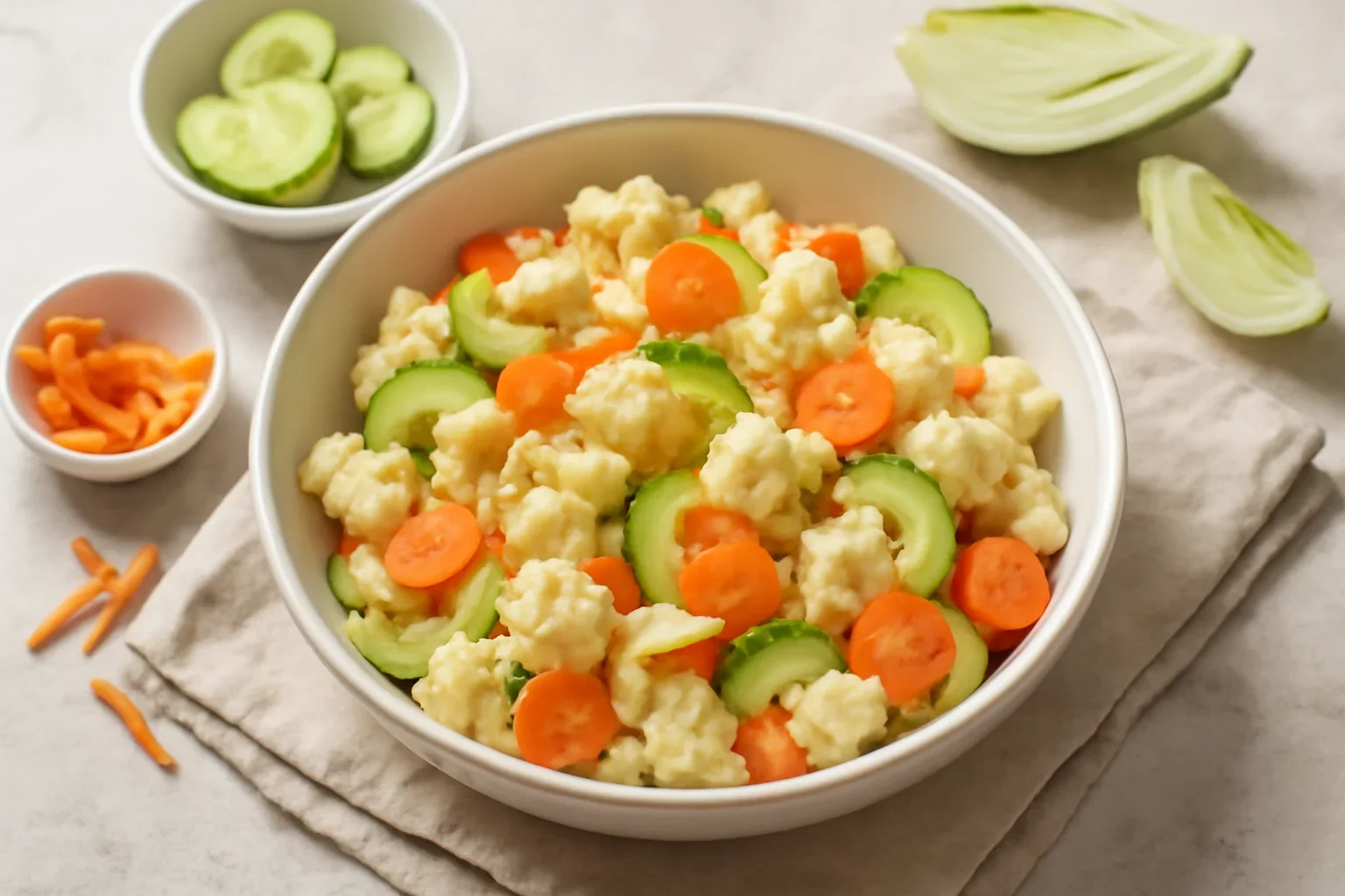 Salata de conopida – reteta de post