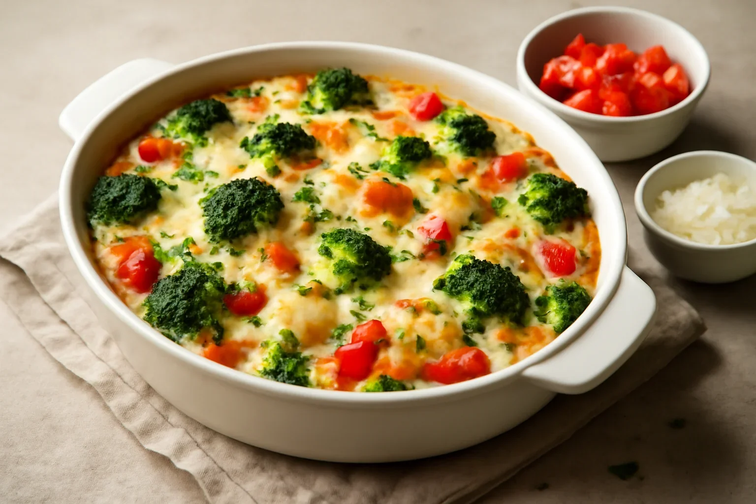 Broccoli si conopida la cuptor