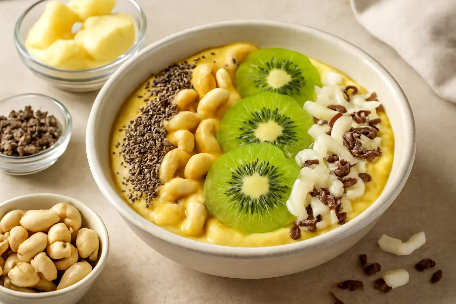 Bol smoothie cu ananas