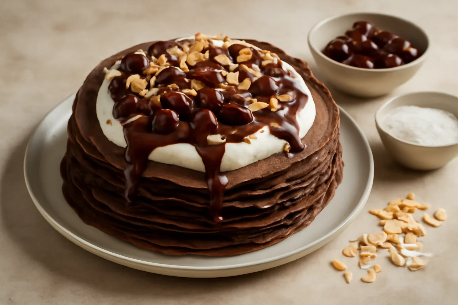 Clatite cu ciocolata Padurea Neagra