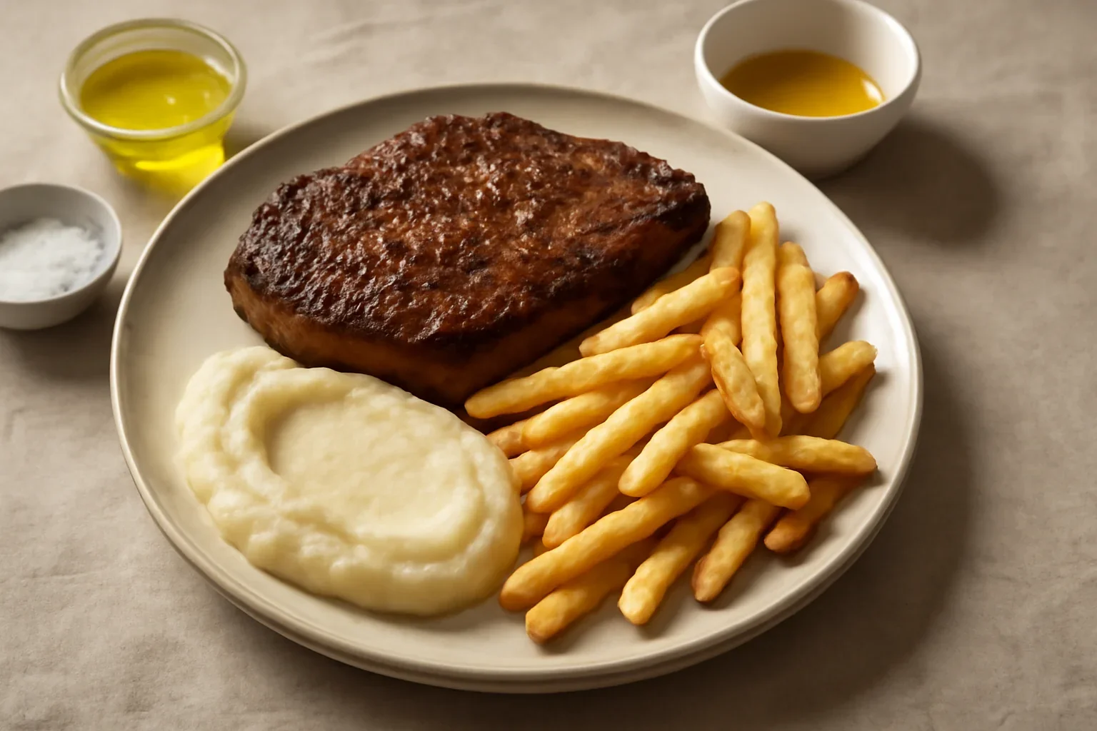 Vrabioara de vita la tigaie sau gratar (Sirloin Steak)