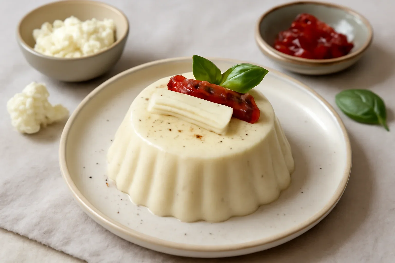 Panna cotta de conopida