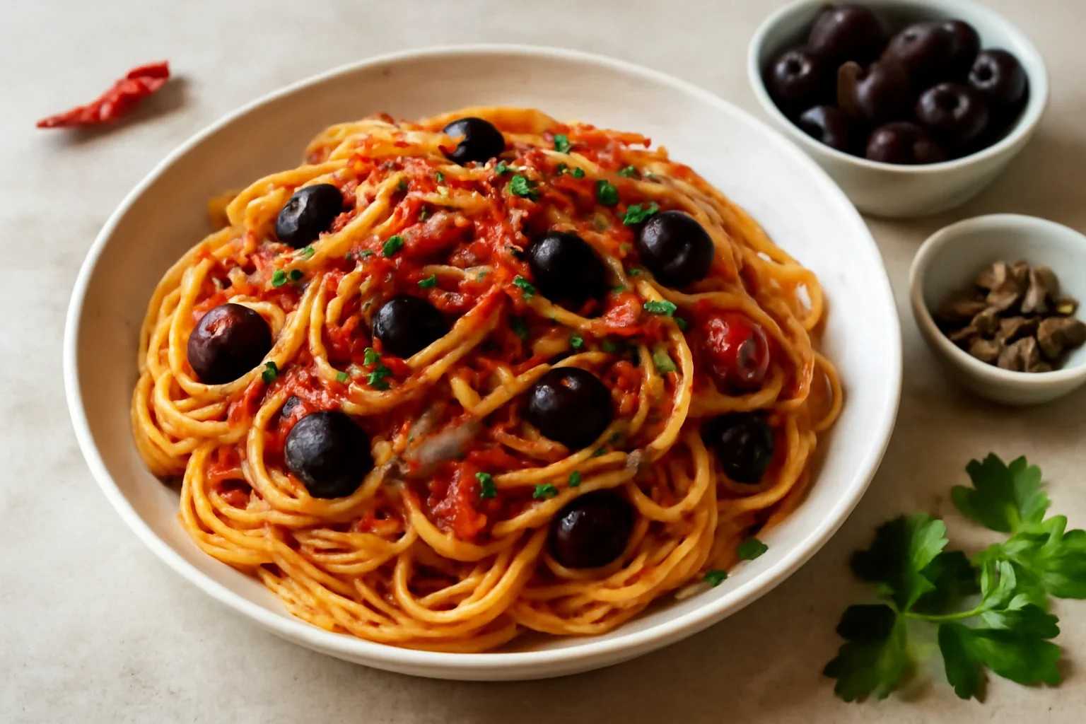 Spaghetti alla puttanesca