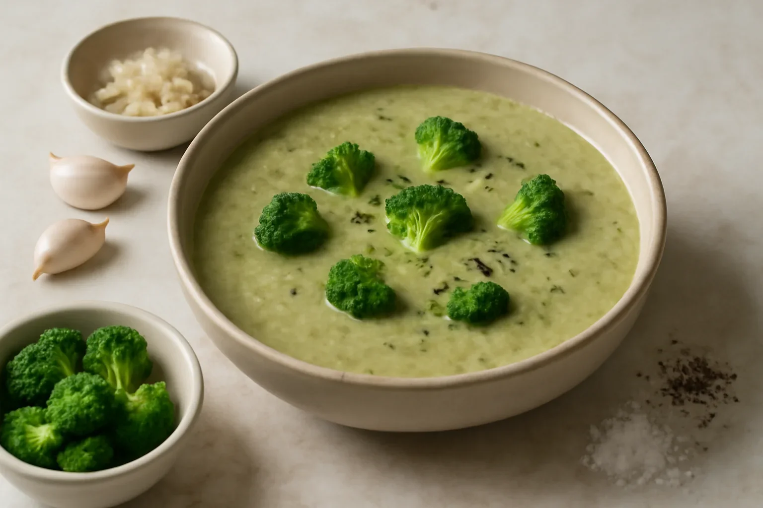 Supă cremă de broccoli cu țelină