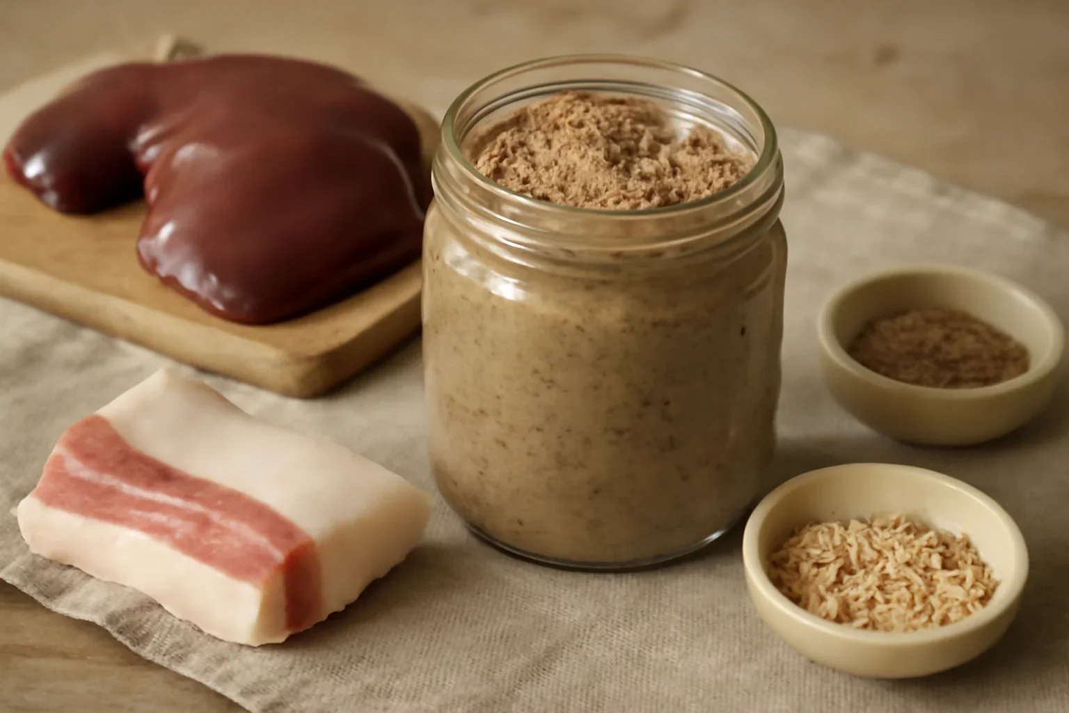 Pate de ficat la borcan (lebăr sau maioș) – rețeta de conservă de ficat naturală