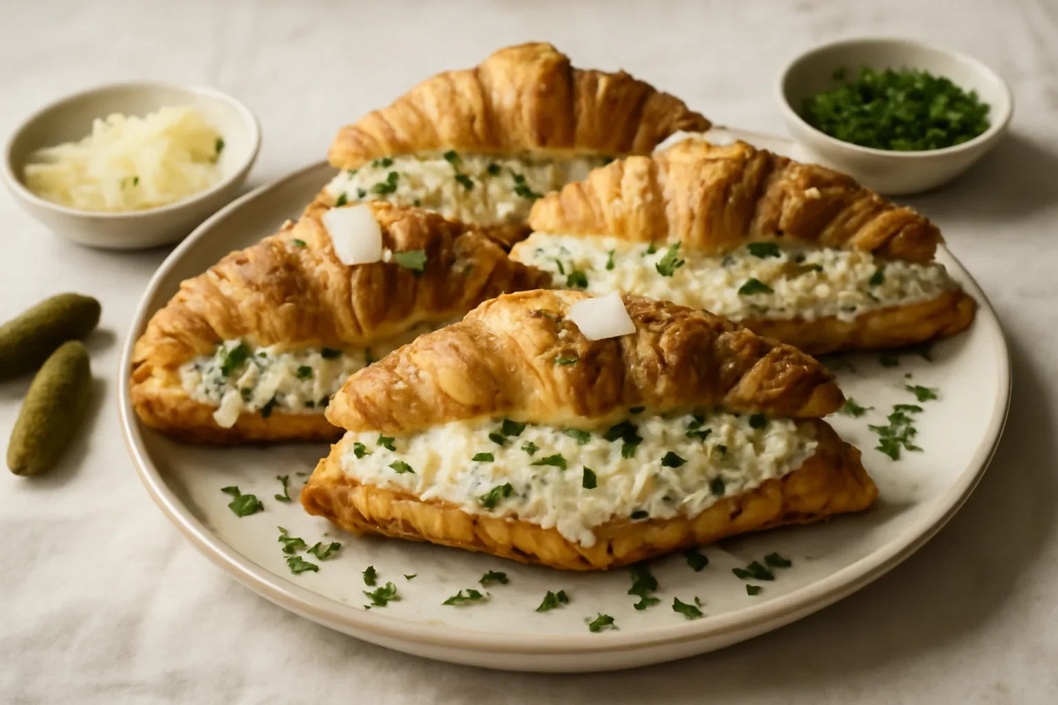 Croissant quattro formaggi