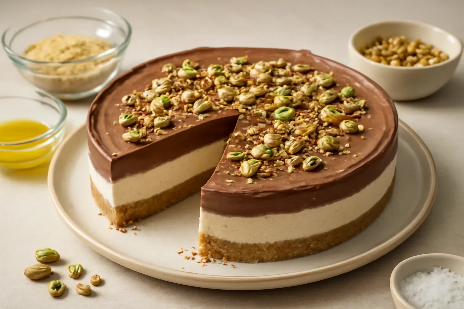 Cheesecake cu Nutella si mascarpone, gata in 10 minute