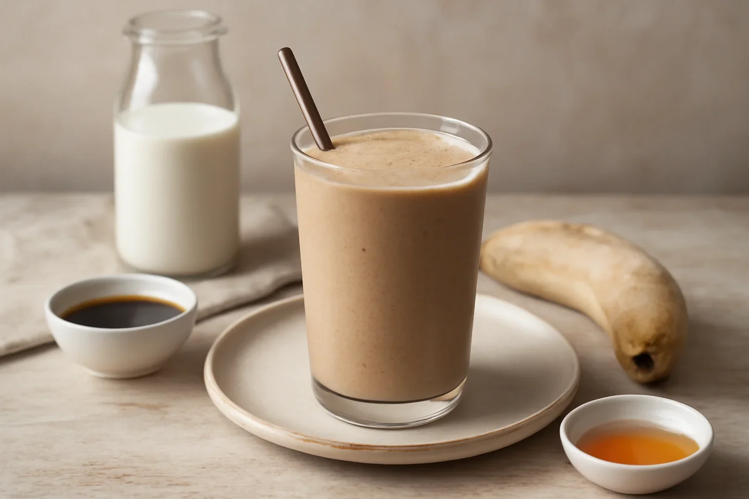 Smoothie de cafea și de banane