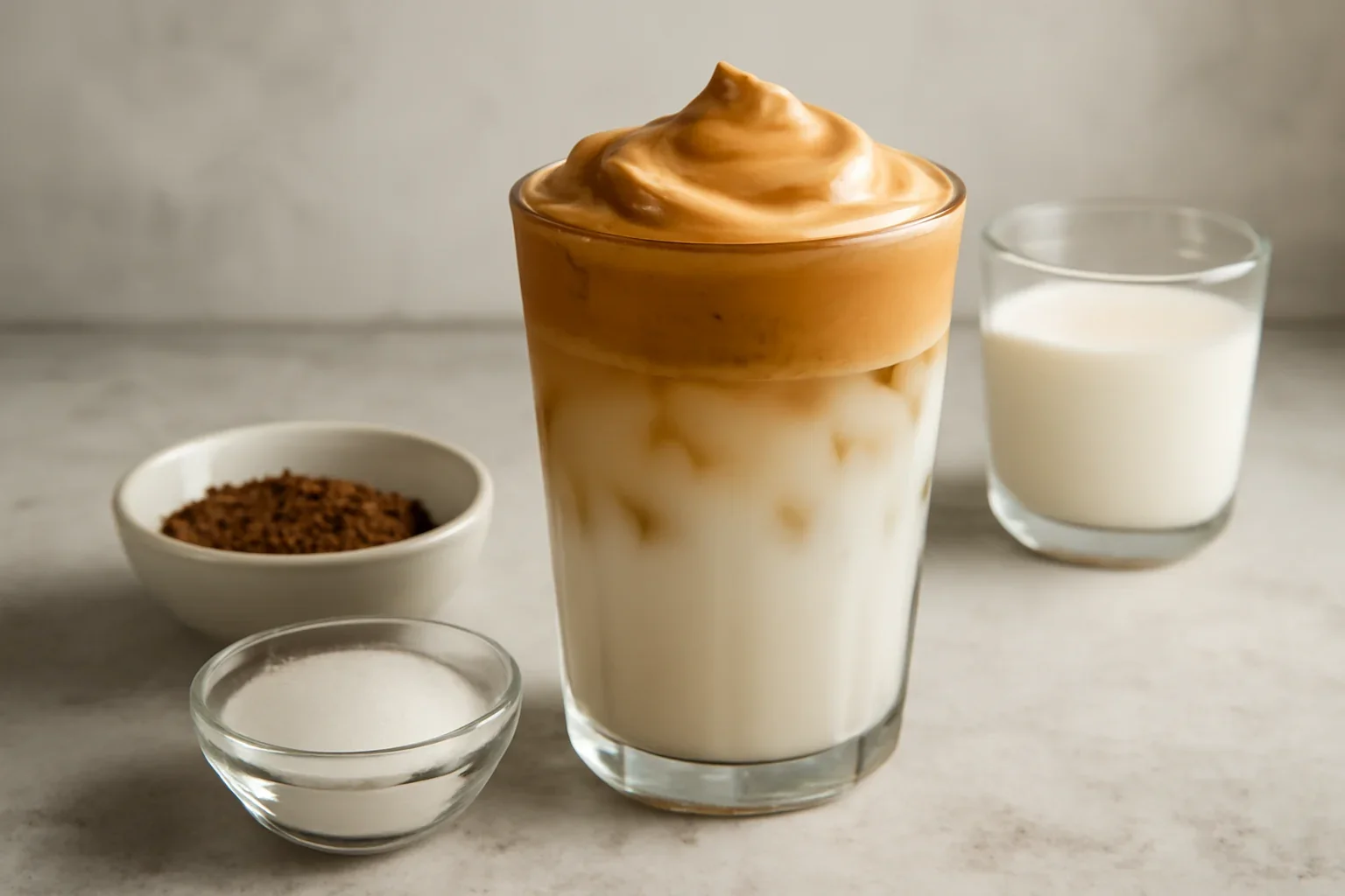 Cafea Dalgona – cum se face rețeta de Dalgona Coffee sau Café Frappé spumos cu ness