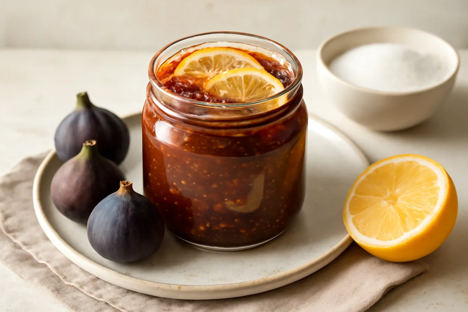 Gem de smochine sau marmeladă cu lămâie și vanilie rețeta veche