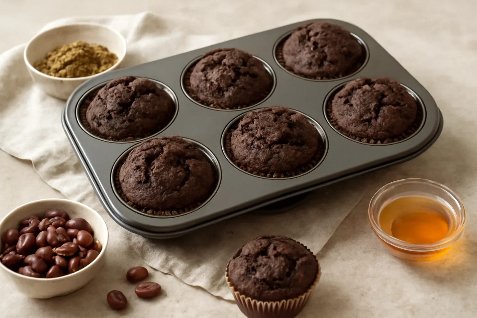 Muffins din fasole