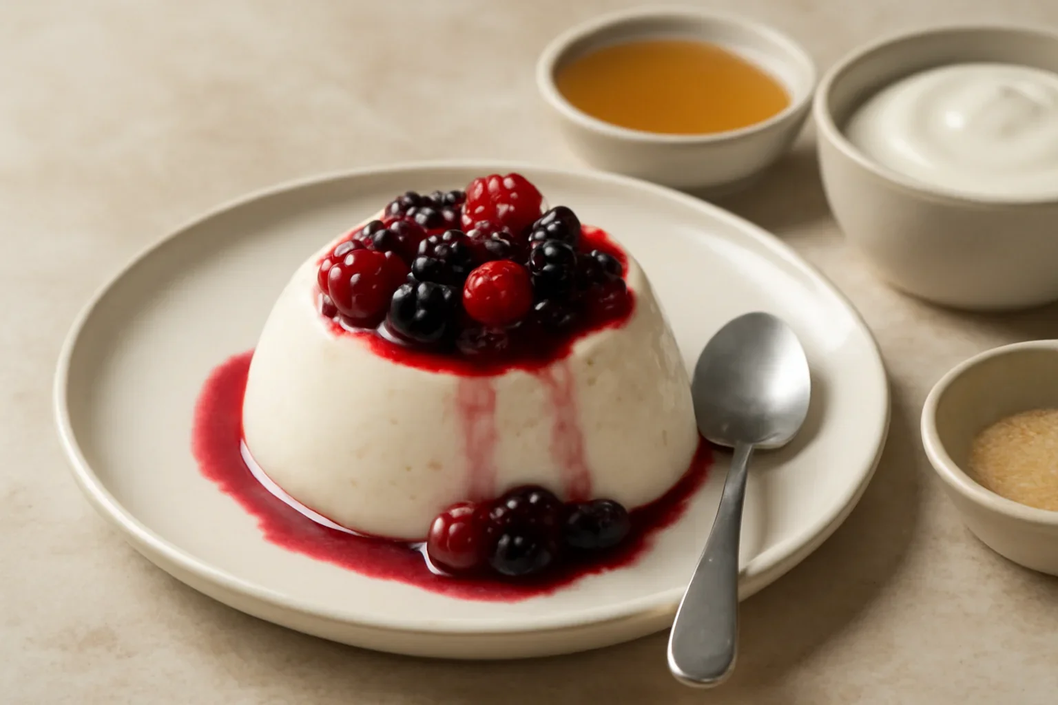 Panna cotta cu iaurt