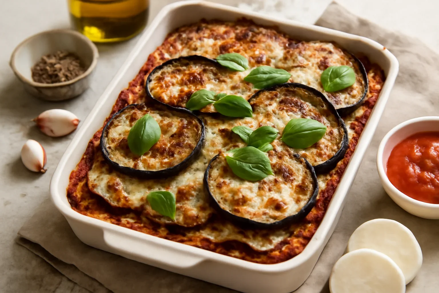 Lasagna de vinete – o mâncare vegetariană