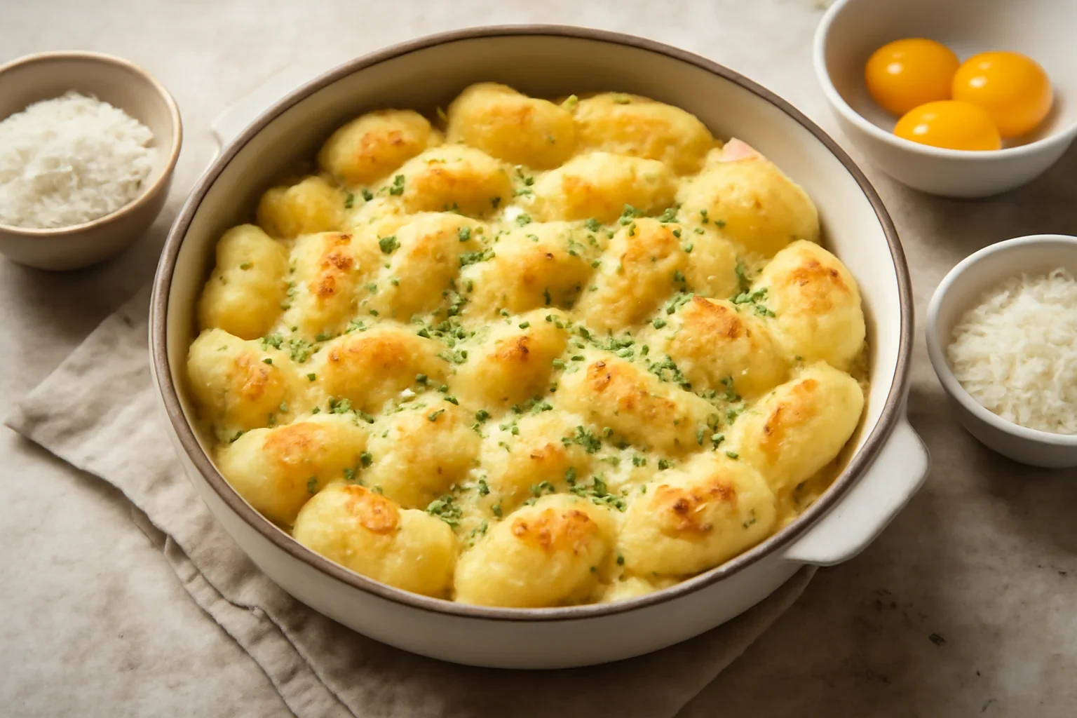 Gnocchi reteta cu cartofi si parmezan