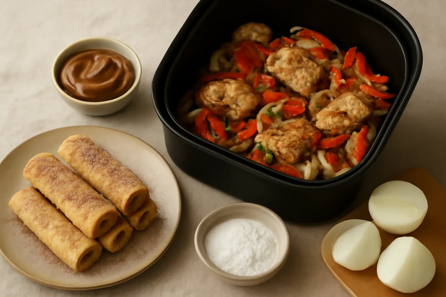 2 retete rapide la airfryer