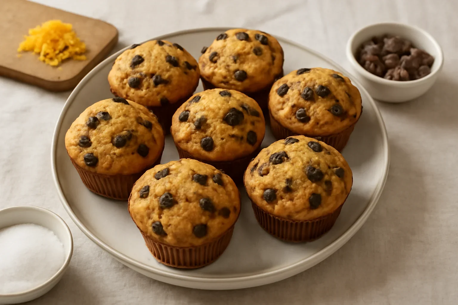 Muffins cu ciocolata pufosi, reteta simpla ca la cafenea | Video