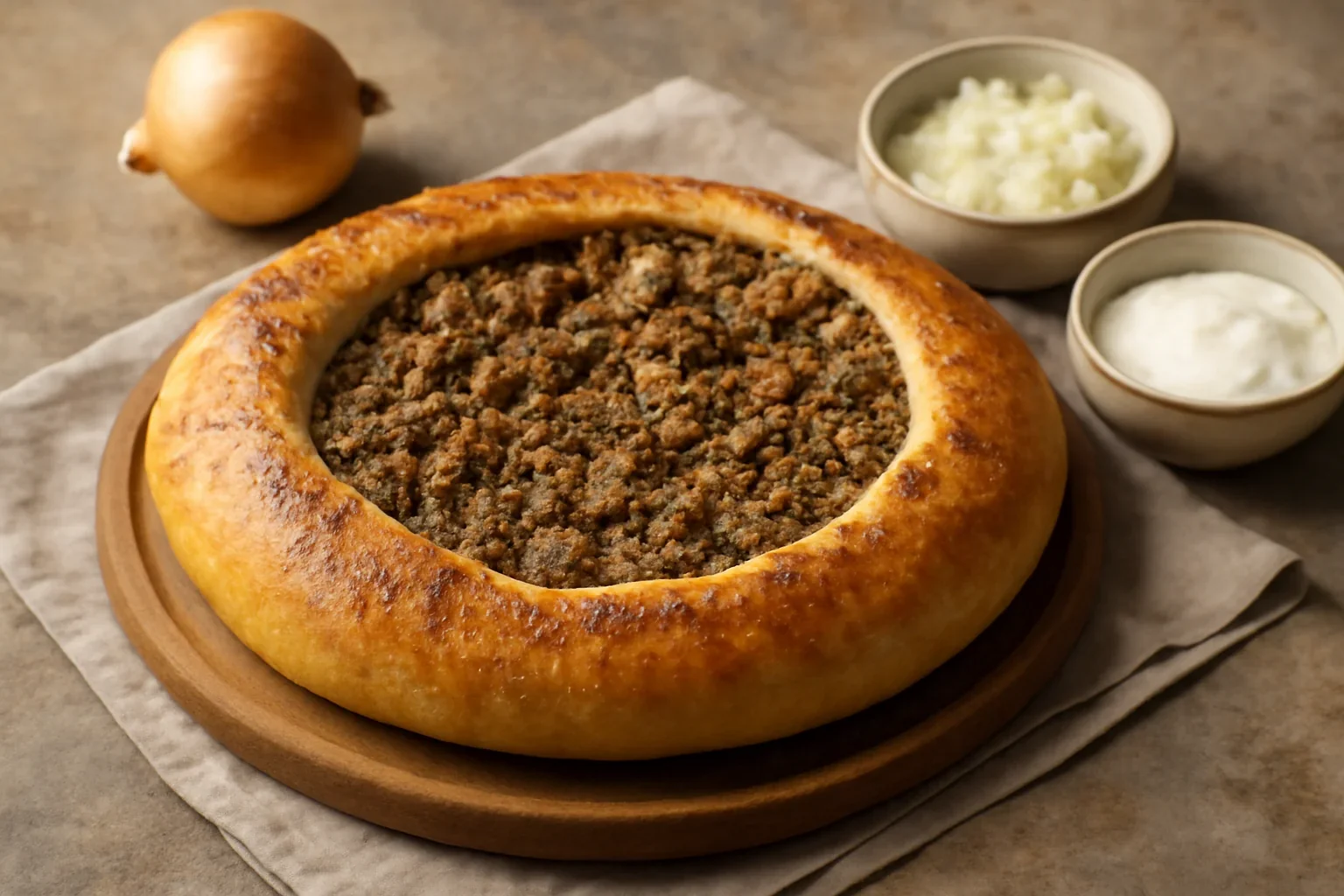 Geantâk – placinta cu carne turco-tatareasca