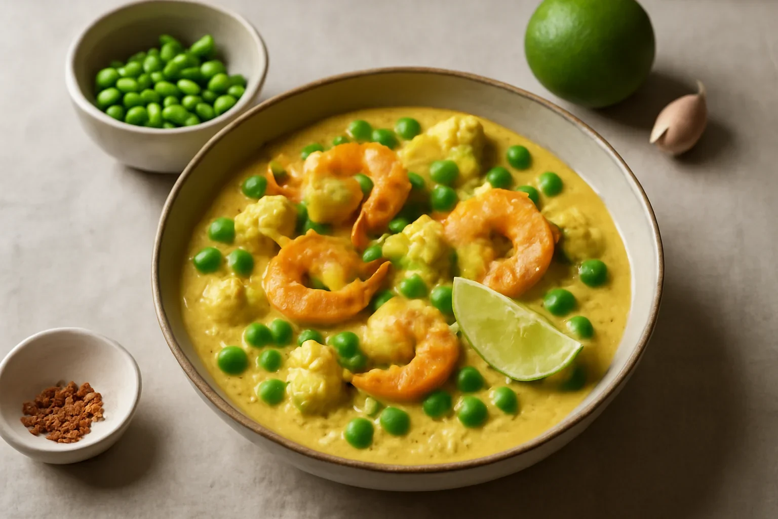 Curry cu creveți