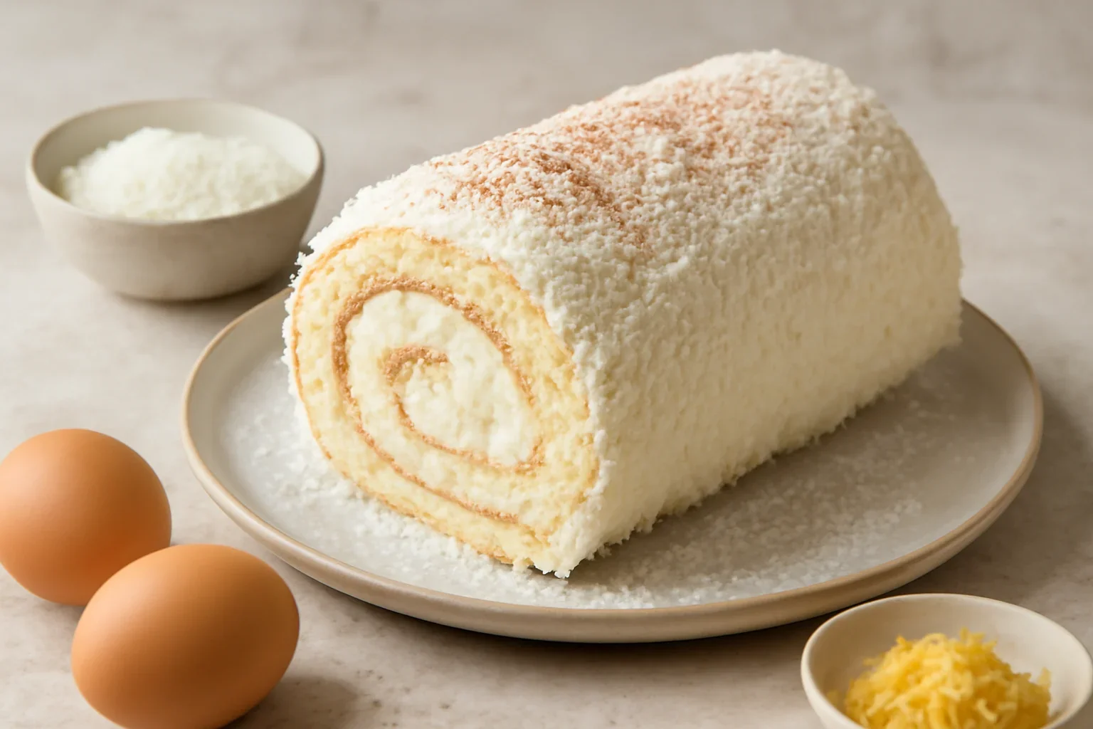 Tort buturuga cu mascarpone si cocos, fara zahar
