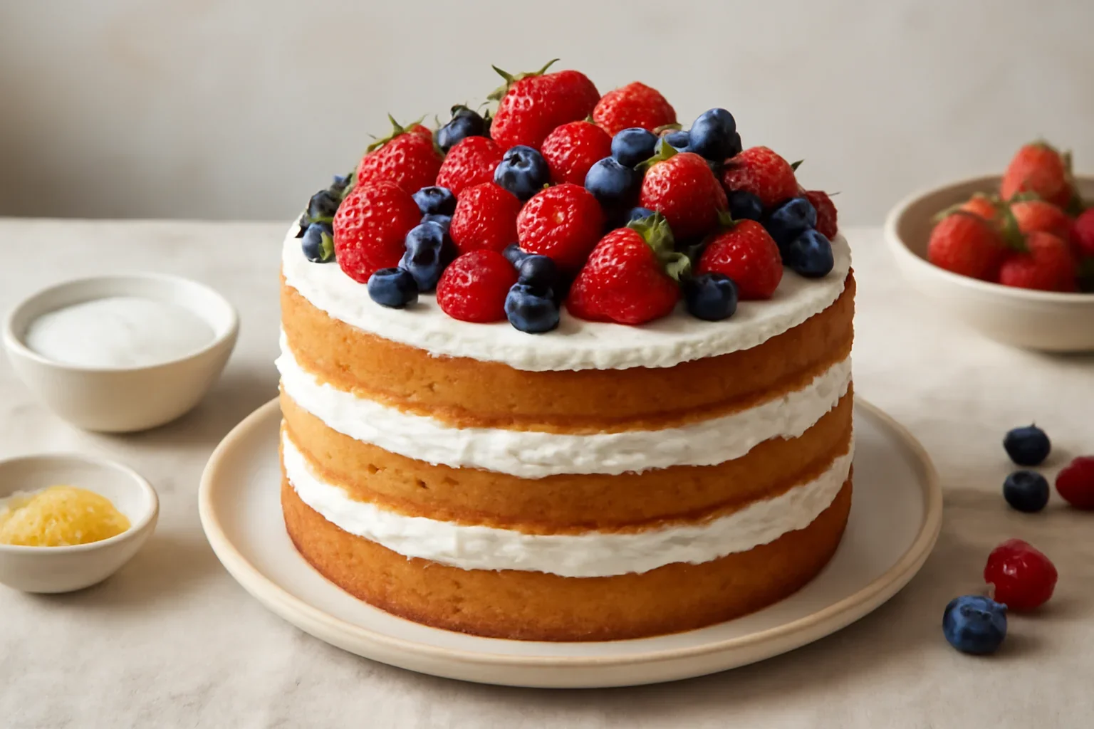 Tort naked cu fructe la Crock-Pot