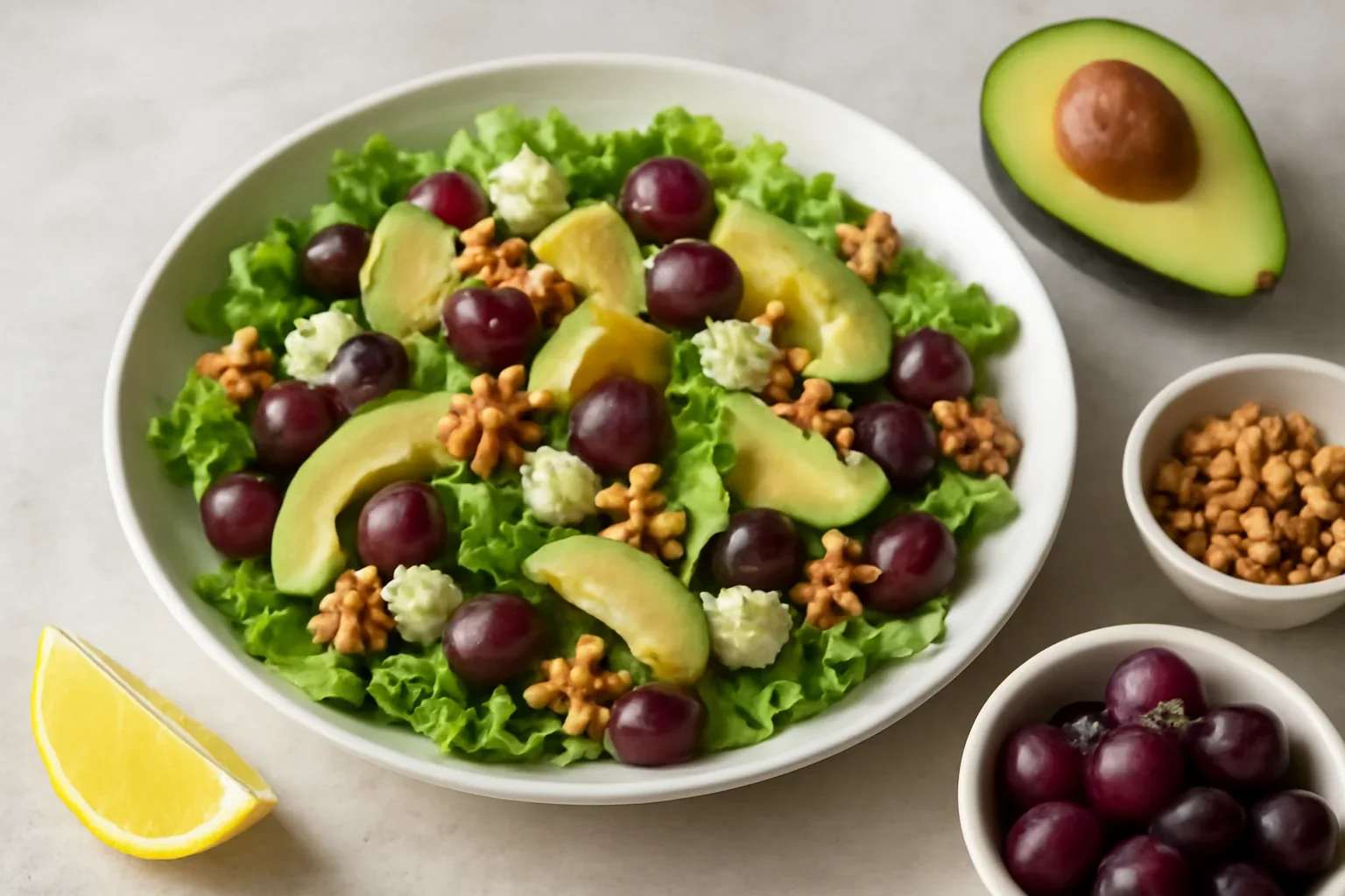 Salata de avocado cu nuci si gorgonzola
