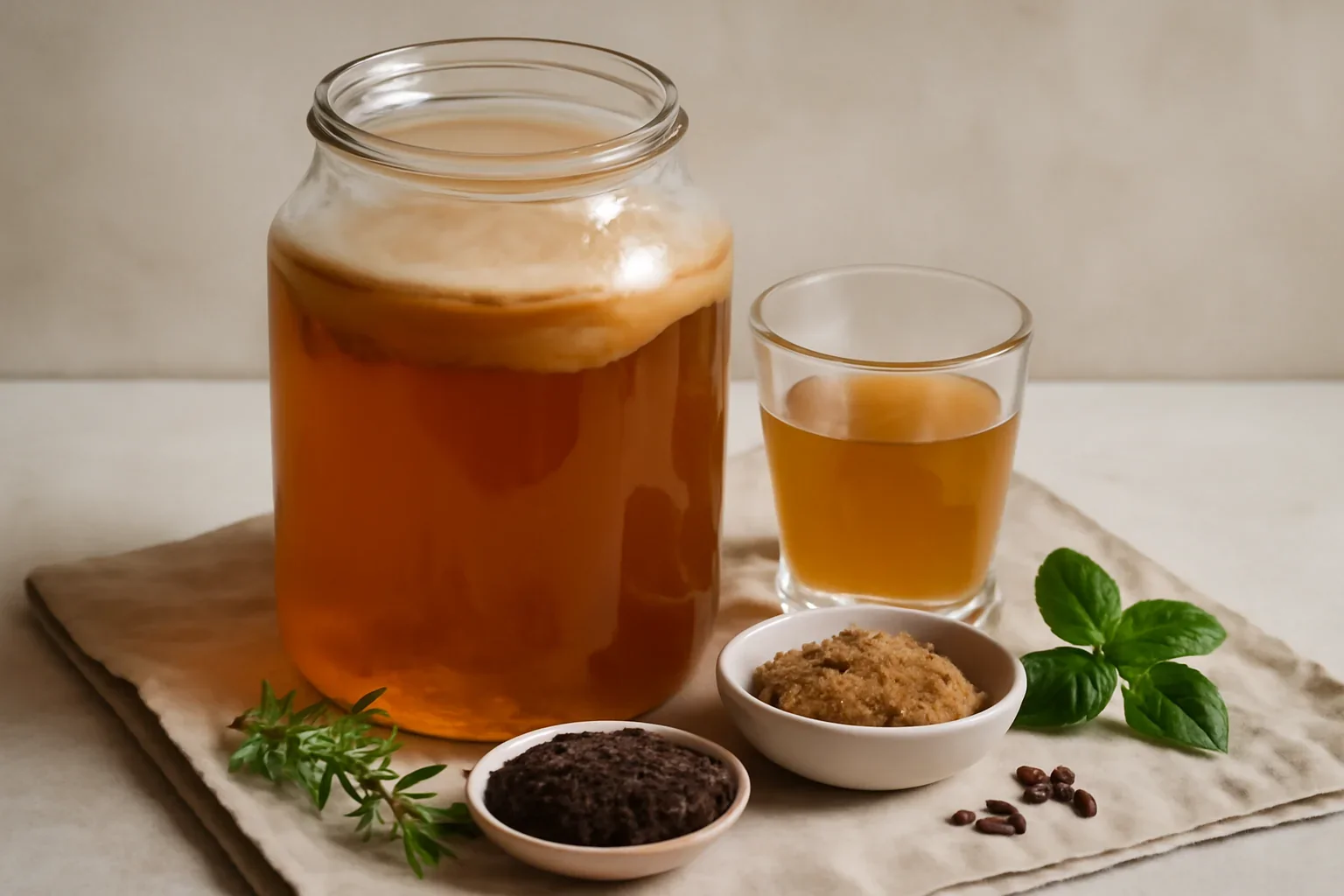 Kombucha din ceai negru