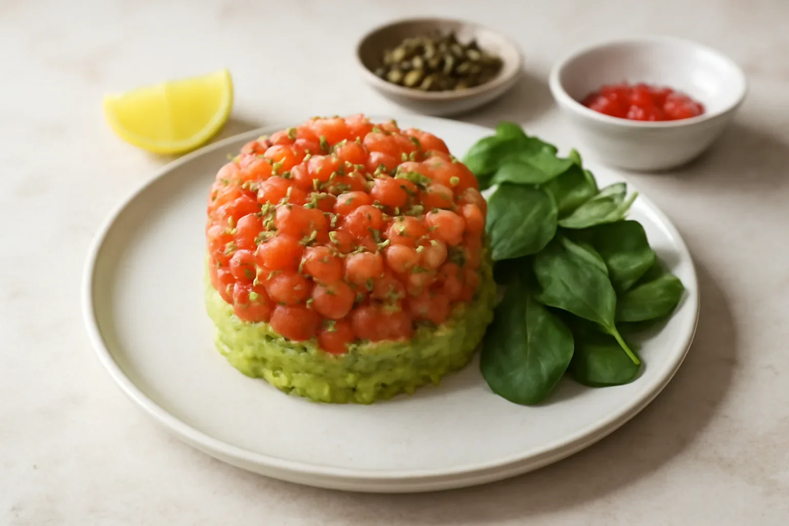 Tartar de somon – rețetă detaliată
