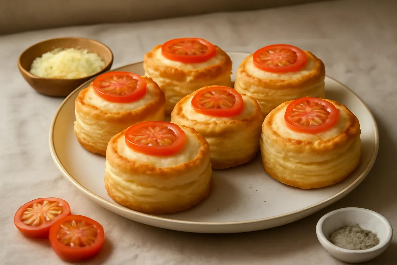 Vol-au-vent – pateuri usoare ca pana din foietaj