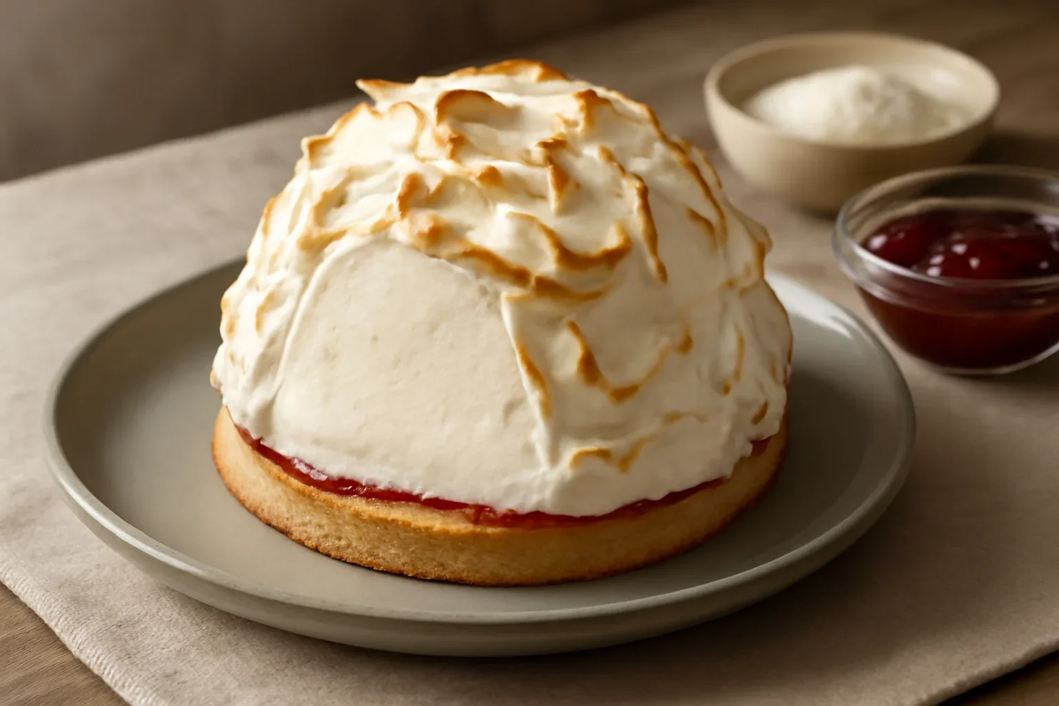 Desert surpriză: Baked Alaska sau "Omleta norvegiană"