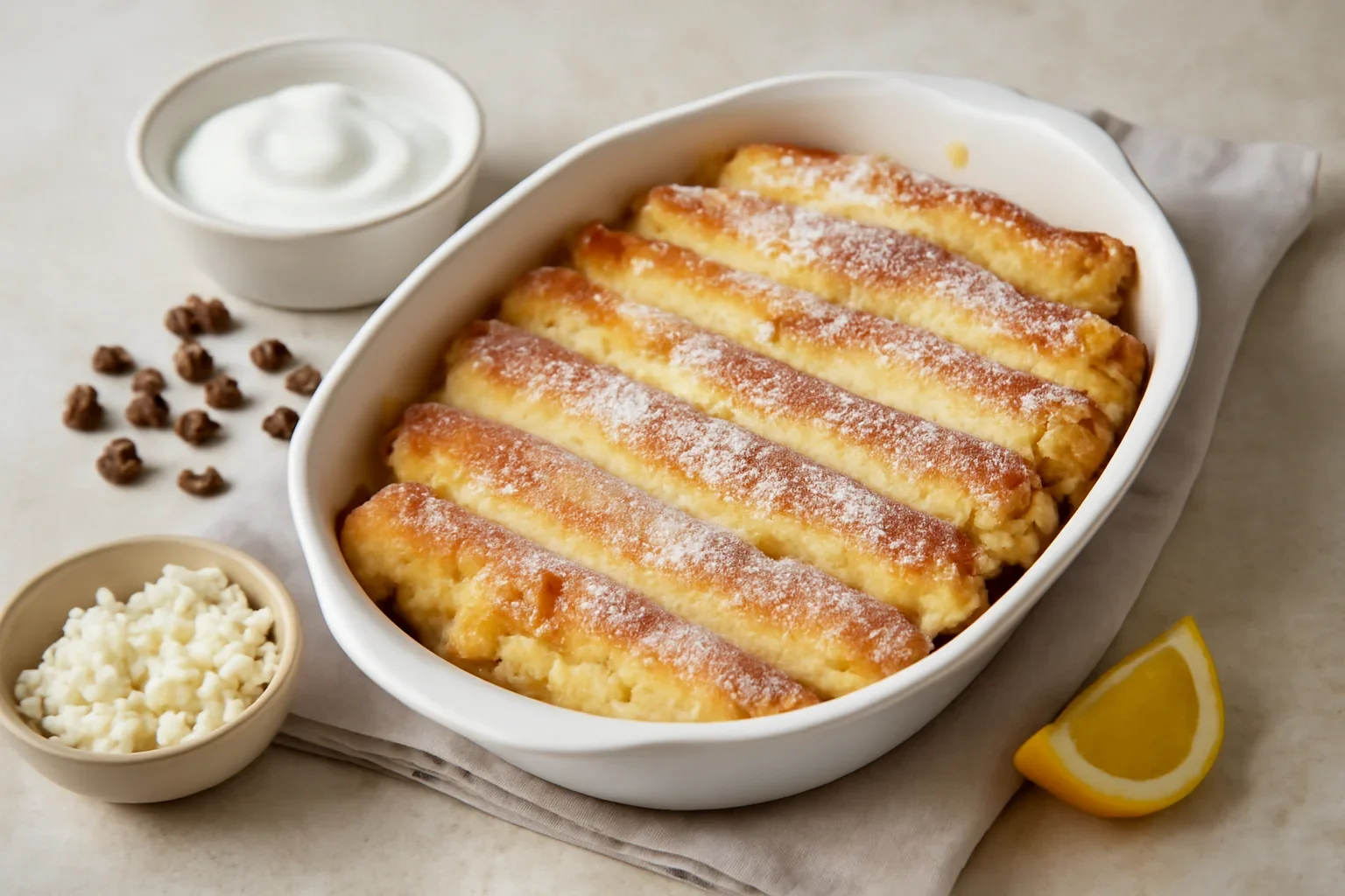 Clătite cu brânză de vaci și smântână la cuptor – rețeta de clătite gratinate