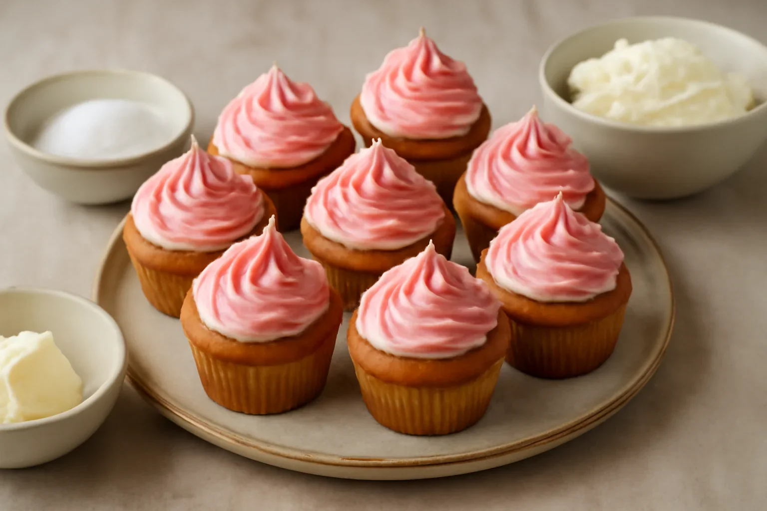 Cupcakes cu crema de mascarpone si branza
