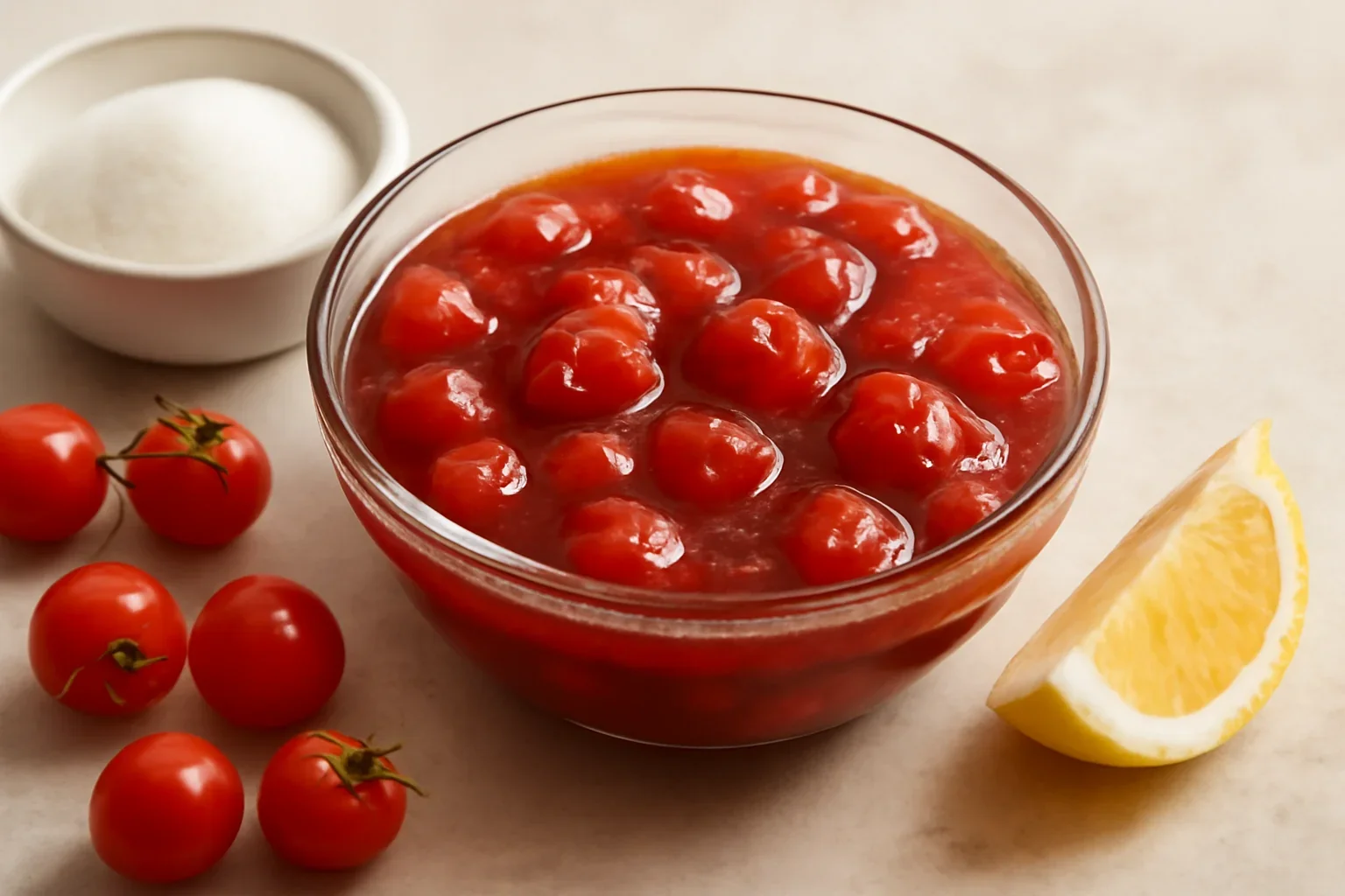 Dulceata de rosii reteta simpla din rosii cherry