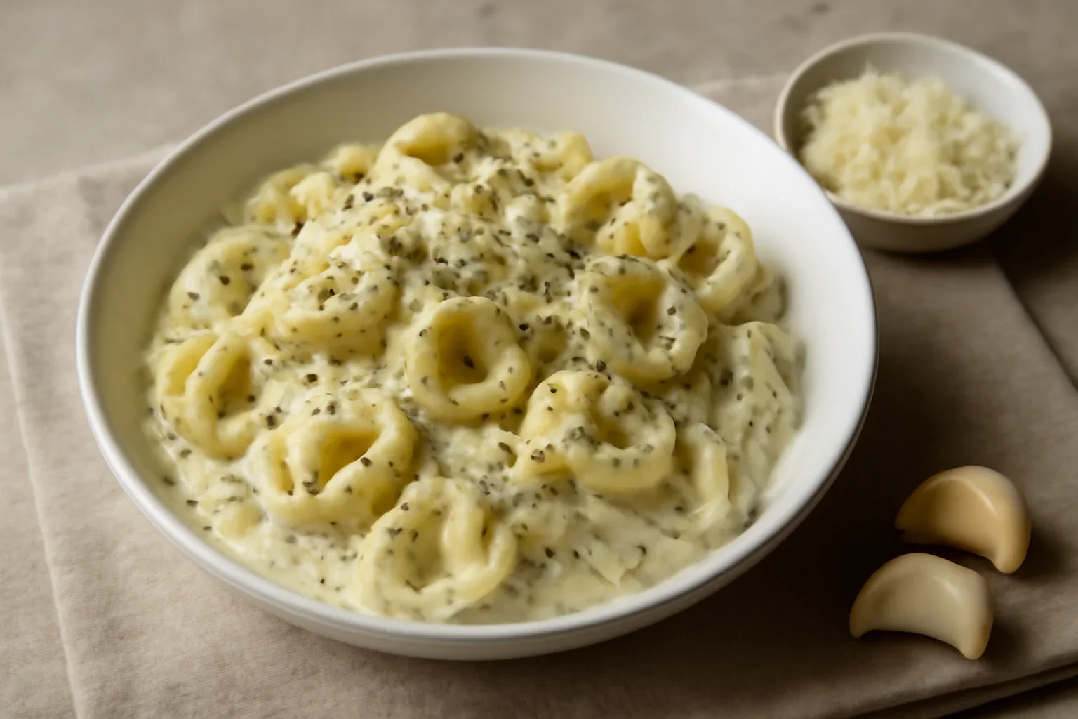 Tortellini in sos de smantana