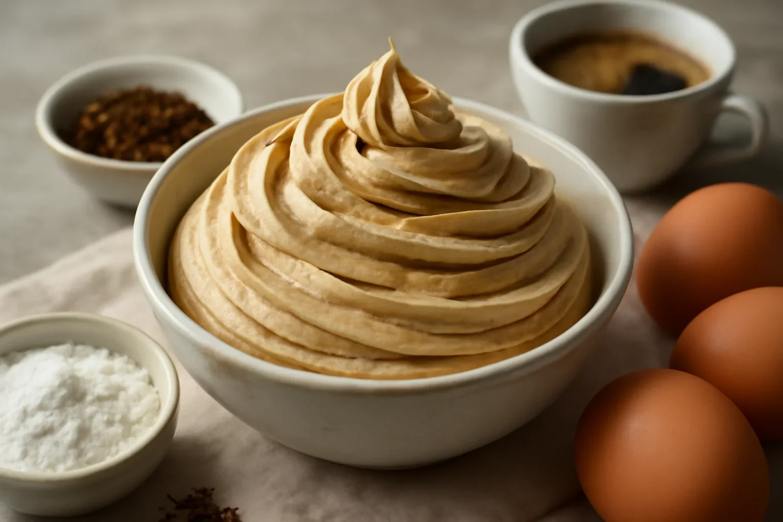 Cremă de cafea sau ness cu unt rețeta de buttercream pentru prăjituri, torturi, fursecuri, brioșe