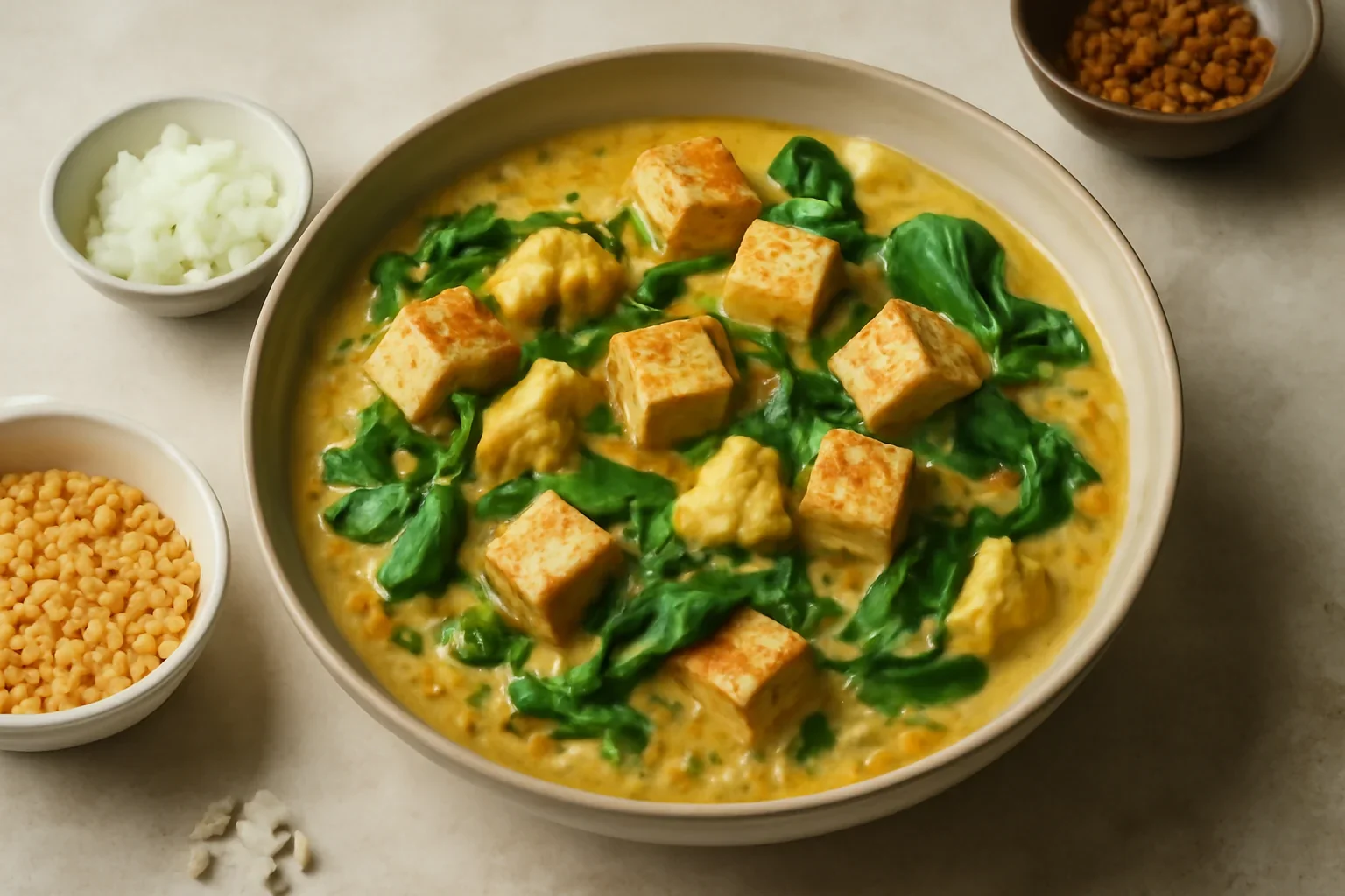 Dhal cu tofu