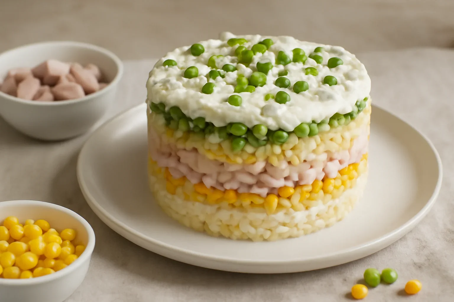 Salată stratificată
