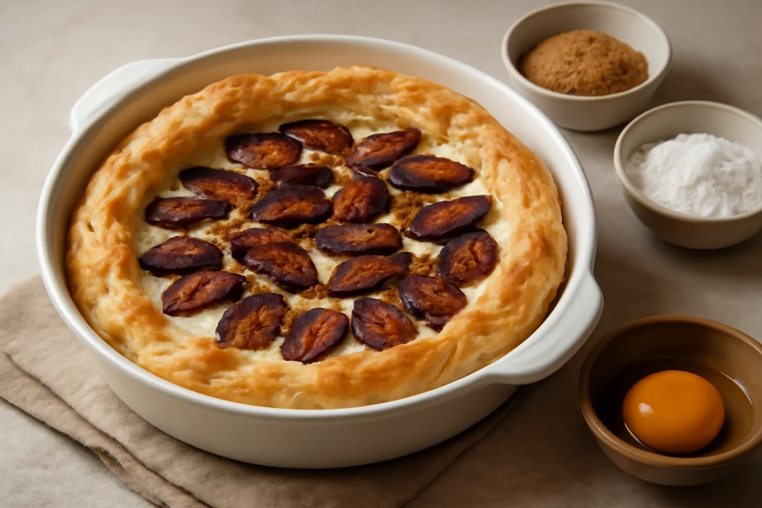 Placinta cu prune si mascarpone