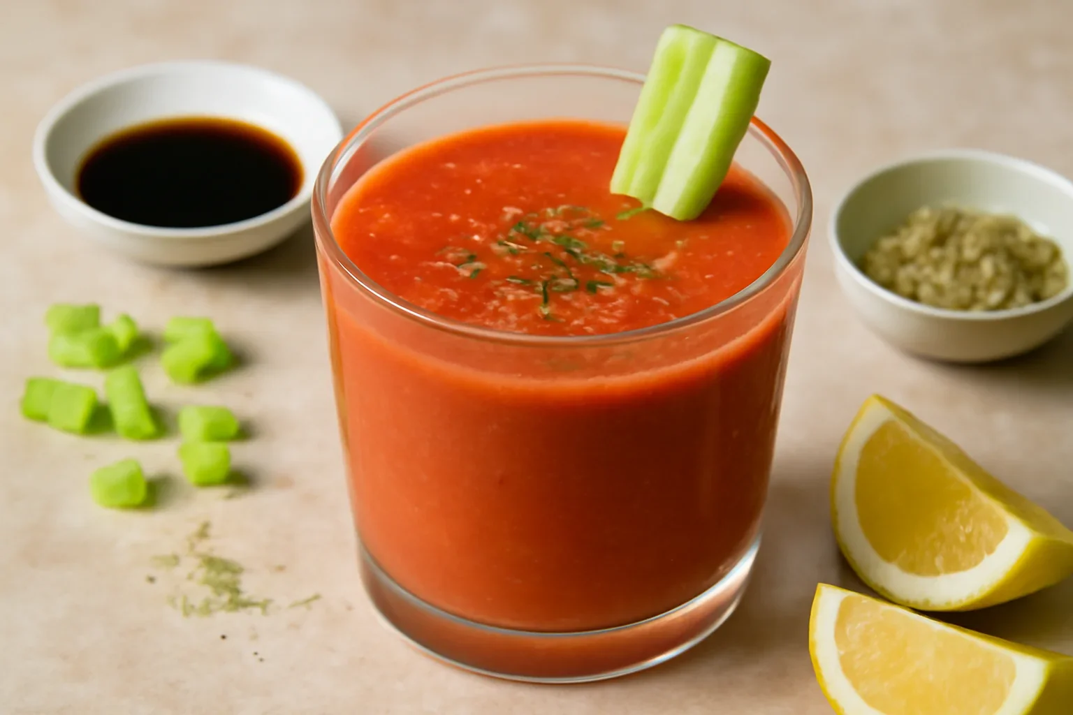 Smoothie de roșii cu tabasco