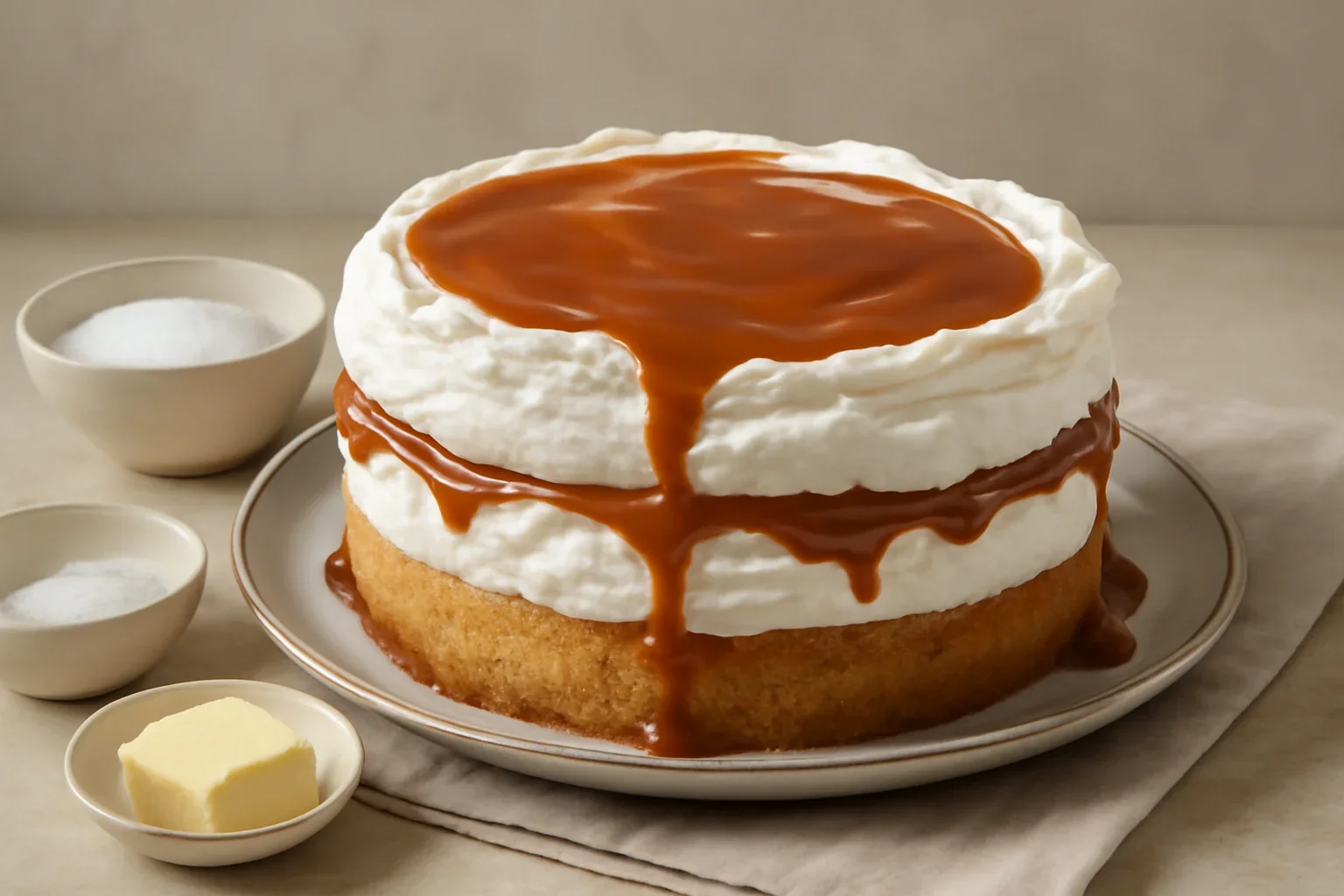 Tort cu caramel, un tort delicios