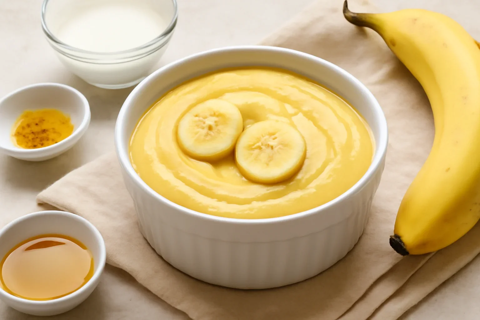 Budincă de banane fără ouă