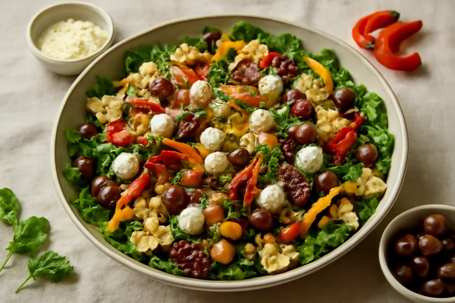 Salata de paste in stil mediteranean