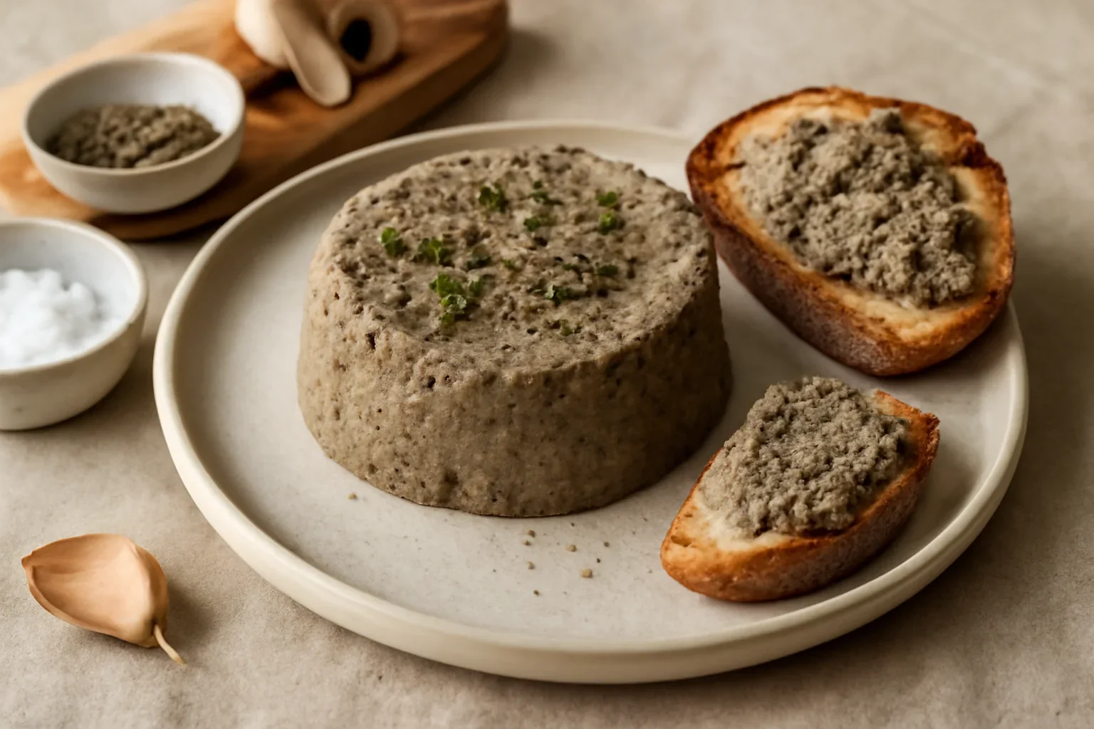 Pate vegetal de ciuperci