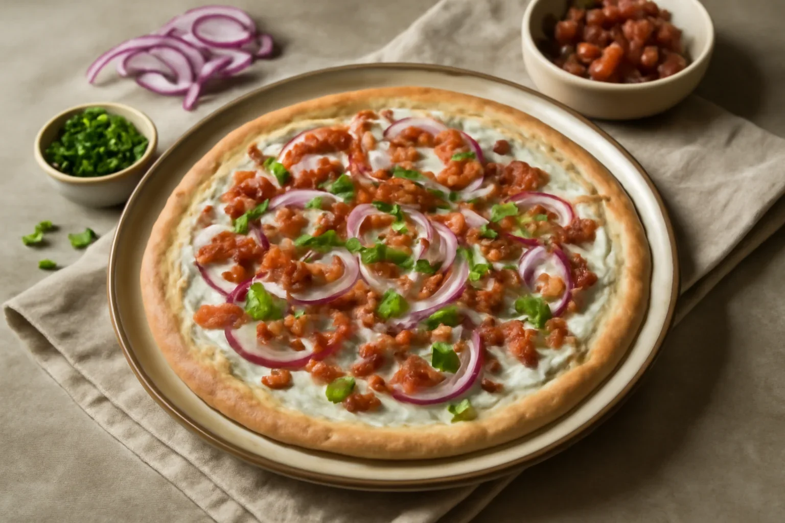 Tarte flambée, flammkuchen, reteta alsaciana simpla si gustoasa