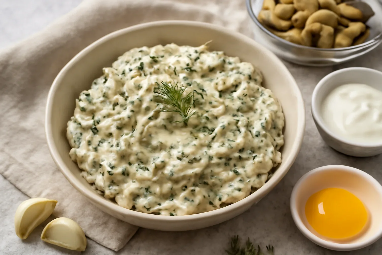 Salata de ciuperci cu maioneza si usturoi sau ceapa – reteta simpla
