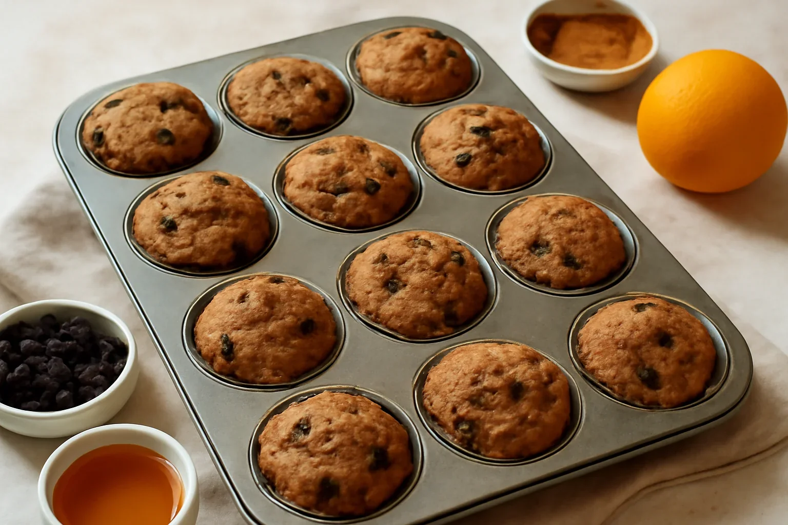 Muffins cu scorțișoară și stafide