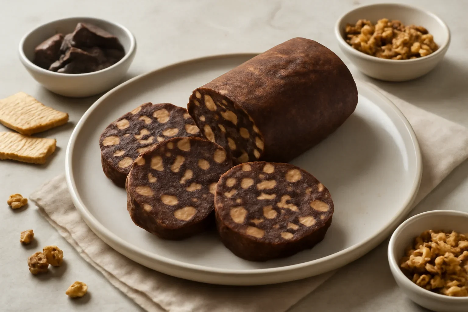 Salam de biscuiti cu ciocolata